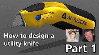 How to design a utility knife in Fusion 360 - Part 1