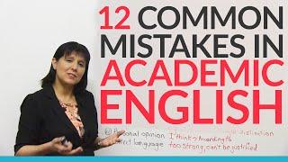 12 Common Errors in Academic English – and how to fix them!