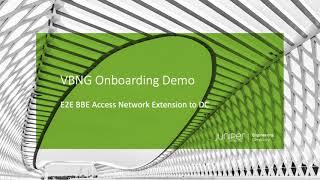 Virtual Broadband Network Gateway (vBNG) Deployment Demo