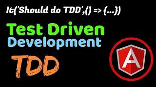 TDD (Test Driven Development) example with Angular