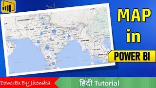 10. How to create a Map in Power BI | Power BI Tutorial for Beginners