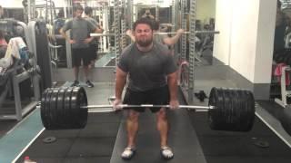 Raw dead lift - 3x reps on 224kg (493lbs)