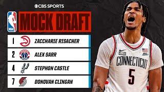 LATEST 2024 NBA Mock Draft: Risacher goes No. 1, Castle ENTERS Top 4 I CBS Sports