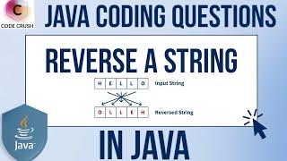 Reverse A String In Java | Program To Reverse A String | Reverse String In Java | Java Interview