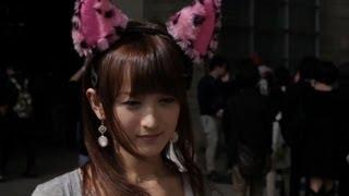 Japanese trend for bionic cat ears