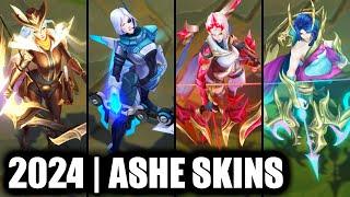 ALL ASHE SKINS SPOTLIGHT 2024 | League of Legends