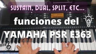 Las mejores funciones del YAMAHA PSR E363