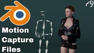 How to Use Motion Capture Files Blender Tutorial