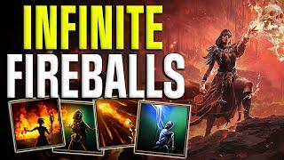 This INFINITE FIREBALL Witch Build DESTROYS The Endgame! | Path of Exile 2