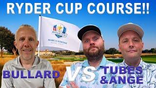 2 Mid-Handicappers V Scratch Golfer At RYDER CUP COURSE! ️‍️| Tubes & Ange v Jimmy Bullard