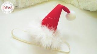 Santa Cloth - Hat Headband Idea for Christmas Eve | DIY by Elysia Handmade