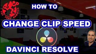 Change video Speed in RESOLVE 15 - Retime Basics