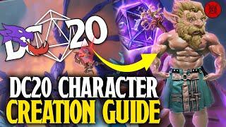 We Make The SWOLEST Druid! DC20 Character Creation Guide ft. The Dungeon Coach!