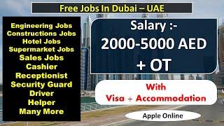 Jobs In Dubai For Indians – UAE 2021