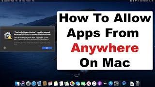 How To Open Unidentified Developer Apps On Mac