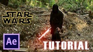 After Effects cc TUTORIAL STAR WARS SABLE DE LUZ