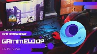 kompyuterga game loop skachat qilish . how to download game loop? windows 10 ,11 macOS