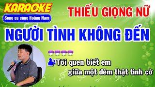 ️Người Tình Không Đến, Liên Khúc Bolero Karaoke Thiếu Giọng Nữ Song ca cùng Hoàng Nam