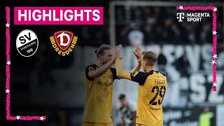 SV Sandhausen - Dynamo Dresden | Highlights 3. Liga | MAGENTA SPORT