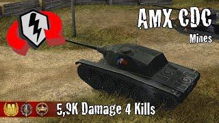 AMX Chasseur de chars  |  5,9K Damage 4 Kills  |  WoT Blitz Replays