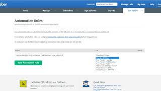 How to set up a List Automation with Aweber Autoresponder