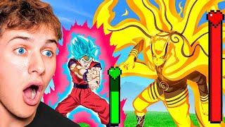 BECKBROS React To GOKU vs. NARUTO POWER LEVEL COMPARISON