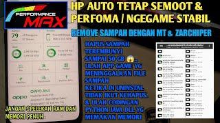 HP AUTO TETAP LANCAR, DENGAN MENGHAPUS FILE SAMPAH YG TERSEMBUNYI, ULAH APP CODINGAN PYTHON DLL NULL