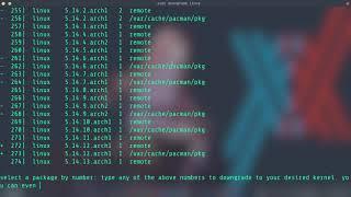 How to Downgrade/Upgrade a Linux Kernel