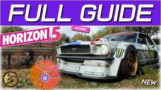 Forza Horizon 5 TREASURE HUNT DRIVING BY NUMBERS FH5 Treasure Hunt (Autumn Festival Playlist)