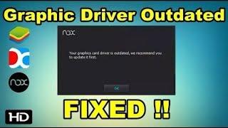 your graphic card driver is outdated fixed || latest updates 2019