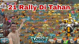 Edanttt..!!! Gear Gini Berani Nahan 21 Rally Party  |  LORDS MOBILE