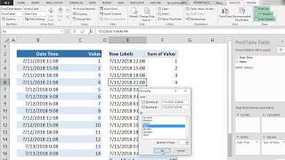 Grouping Dates in Pivot Table