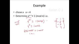 Primality Testing - Fermat's little Theorem - Carmichael Numbers - Cyber Security CSE4003