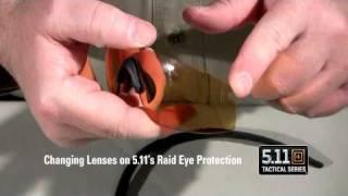 Changing Lenses Raid Eyewear - Lens Change