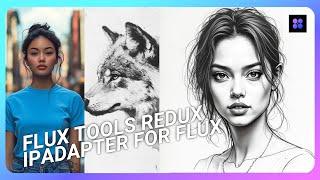 FLUX TOOLS REDUX in ComfyUI AI, IPAdapter for FLUX, styletransfer