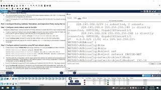 21.7.5 Packet Tracer – Configure ASA Basic Settings and Firewall Using the CLI Answers