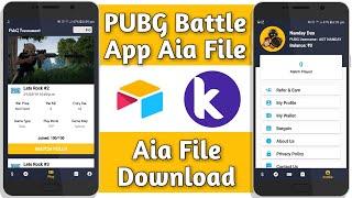 PUBG Tournament app .aia file | Best App made in Kodular | Tech Developer