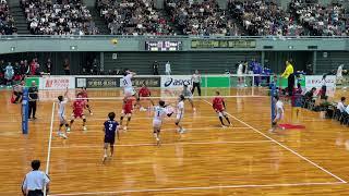 天理大学 vs サントリーサンバーズ大阪　2set　全日本バレーボール選手権2024