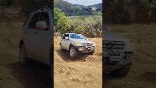 ML320 hill climb. Very impressed with her capabilities. #ml320 #w163 #4x4 #4wd #4wheeling