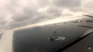 Solo Flight to Antarctica - landing at King George Island