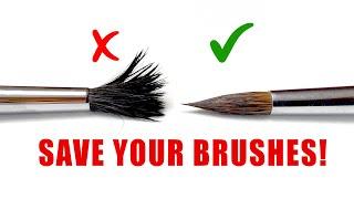 How to Properly Clean Your Paint Brushes  Make Them Last!