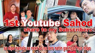 1st Youtube Sahod Share to Subscribers Part 1/2