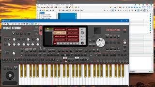 Music Studio, Importing a Yamaha Tyros Set