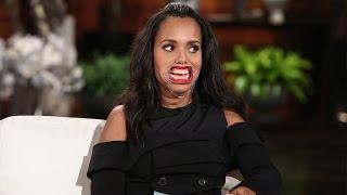 Kerry Washington Plays 'Speak Out'