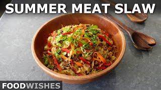 Summer Meat Slaw | Pulled Pork Coleslaw | Food Wishes