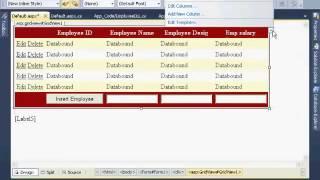 ASP.NET: How to Manage GridView DataControl In ASP NET - Tutorial 26