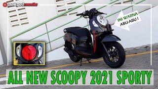 Review All New Honda Scoopy 2021 Indonesia - Type Sporty warna Black ini Cakep !