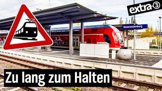 Realer Irrsinn: Bahnsteig-Dilemma in Neubrandenburg | extra 3 | NDR