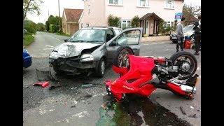 MOTORCYCLE CRASHES ON THE ROAD  BIKER CRASHING HARD \ COMPILATION [Ep #18]