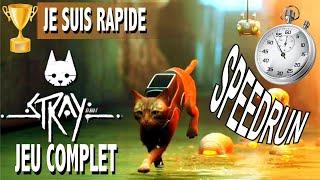 STRAY SPEEDRUN - TERMINER LE JEU COMPLET EN MOINS DE 2 HEURES - JE SUIS RAPIDE - TROPHÉE / SUCCÈS